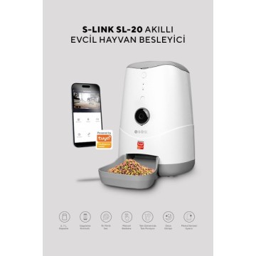 S-link SL-20 Kameralı Otomatik Mama Kabı