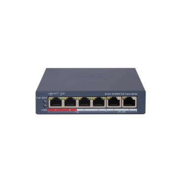 Hikvision DS-3E1106P-E/M 4 Port 10/100 PoE Switch