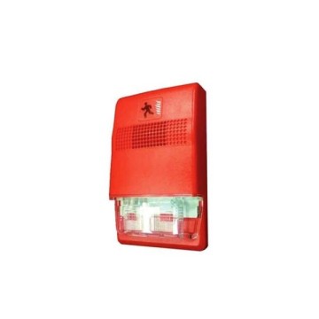 GST DC-M9413R Duvar Tipi Flaşörlü Siren