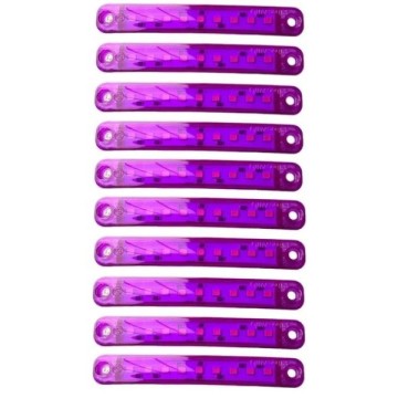 Oto Parmak Led Mor (9 Ledli)