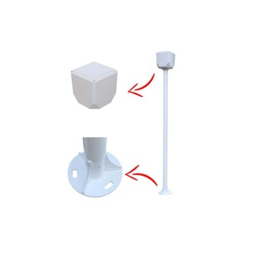 TRK-1-100 1m Metal Direk + Küp Kamera Kutusu