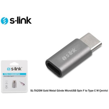 S-Link SL-TA25M Micro Usb Dişi Type-C Erkek Çeviri