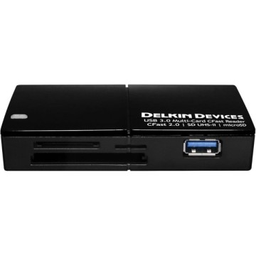 Delkin Devices USB 3.0 CFast Multi-Slot Kart Okuy.