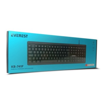 Everest KB-741F Siyah Kablolu F Klavye