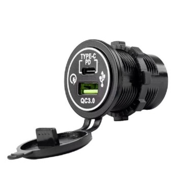 IC266C-5 Pano Tipi Usb 3.0 + Type-C Soket 12V-24V