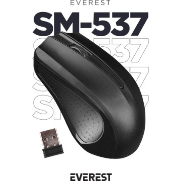 Everest SM-537 Siyah Usb Kablosuz Mouse