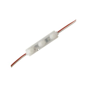 Modül Led Lensli 3 Çipli Şeffaf Kasa Amber