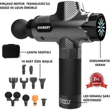 Everest EV-MT52 Şarjlı Masaj Tabancası
