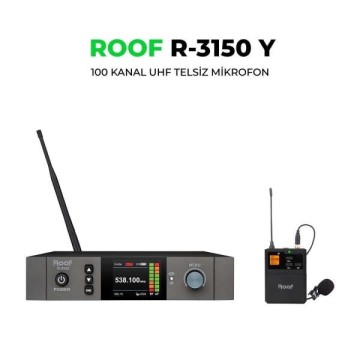 Roof R-3150 UHF Telsiz Tek Yaka Mikrofonu