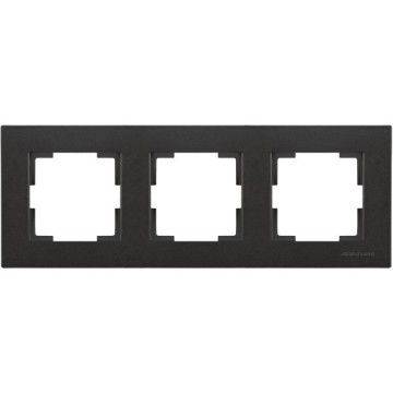 Mutlusan Rita Üçlü Çerçeve Siyah