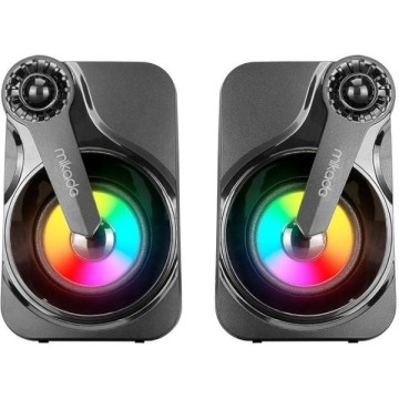 Mikado MD-BT28 5W+3W TF/FM/USB/AUX Ledli Speaker