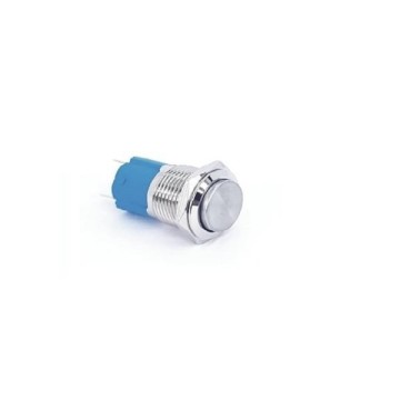 D12A 12mm Metal Işıksız Buton Kalıcılı