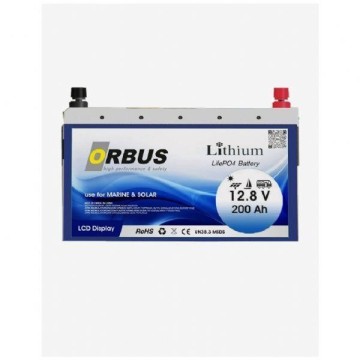 Orbus 12.8V 200Ah LifePO4 Şarjlı Akü