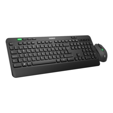 Everest KM-2620 Siyah Kablosuz Klavye Mouse Seti