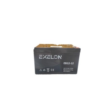 Exelon 12V 12A Bakımsız Kuru Akü