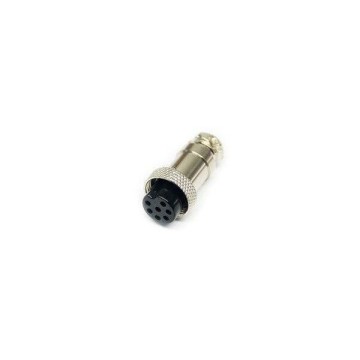 IC261M 12mm 7 Pin Mini Mayk Fiş Kablo Monte Dişi