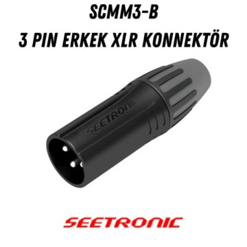 Seetronic SCMM3-B 3 Pin Erkek XLR Jak