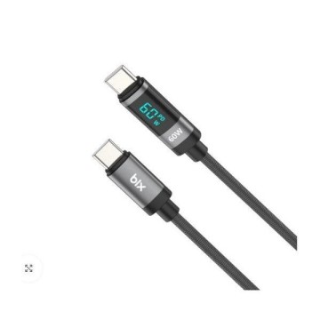 Bix BX06CC 60W Type-C Hızlı Şarj Kablosu 1m Gri