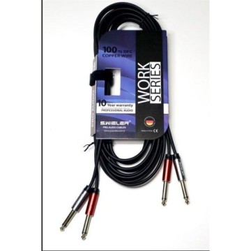 S.Wieler SMM2-3M 2x6.3mm Mono - 2x6.3mm Mono 3m