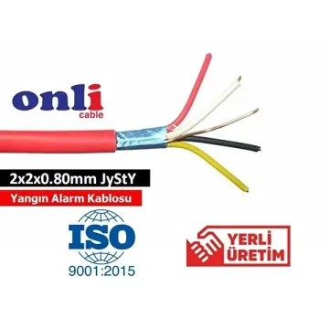Onli 2x2x0.8mm Yangın Alarm Kablosu 250m