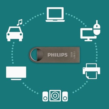 Philips Moon 32Gb Usb 2.0 Flash Bellek Gümüş
