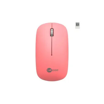 Lecoo WS214 Kablosuz Mouse Pembe