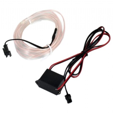 Araç İçi İp Neon Led 2m Beyaz