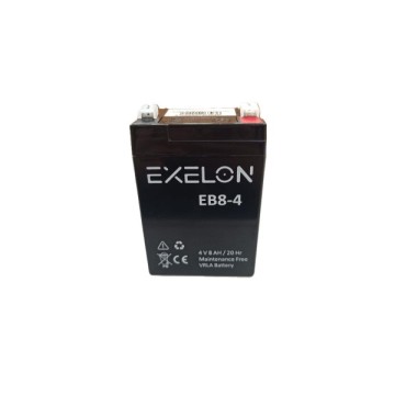 Exelon 4V 8A Bakımsız Kuru Akü