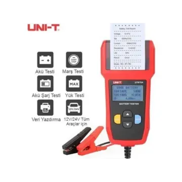 Unit UT675A 3-250A Arası Yazıcılı Dijital Akü Test