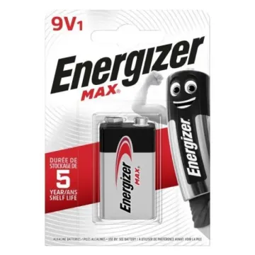 Energizer Max 9V Alkalin Pil