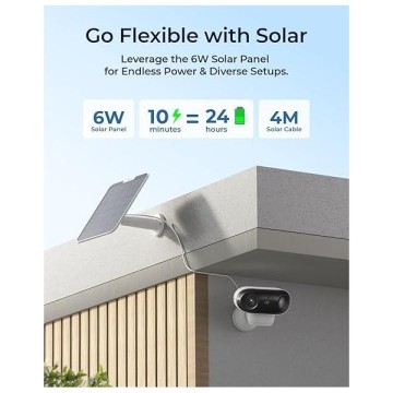 Reolink Argus 4 Pro 8Mp 4K 180° Solar/Pilli Kamera