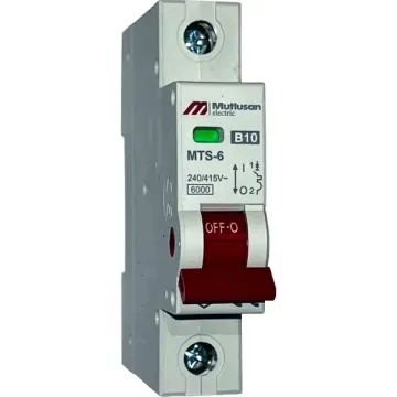 Mutlusan MTS06-1010B 1P 10A 6kA B Tipi Otomat
