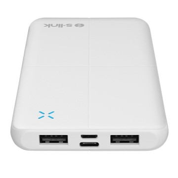 S-Link IP-G12N 2.1A 10000mAh Beyaz Powerbank