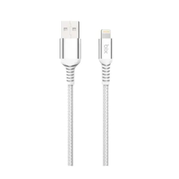 Bix BXIP04UC USB-A to Lightning Şarj Kab. 1m Gümüş