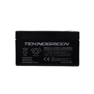 Teknogreen 12V 1.3Ah Bakımsız Kuru Akü (K.20)