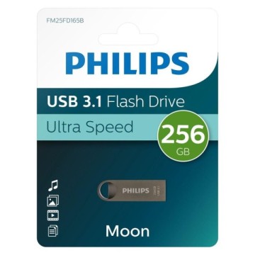 Philips Moon 256Gb Usb 3.1 Flash Bellek Uzay Gri