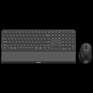 Philips SPT6607 Kablosuz Klavye Mouse Seti Siyah