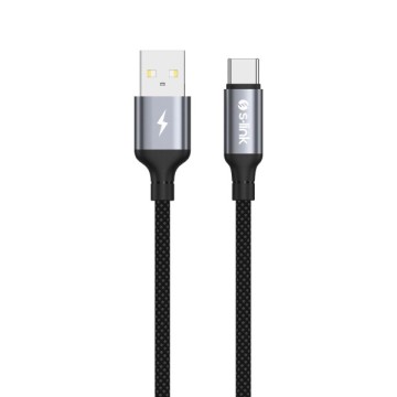 S-Link Armor UC-01 Usb A to Type-C Şarj Kablosu