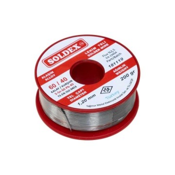 Solderwire 60/40 1.2mm 200g Lehim Teli