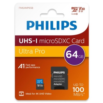 Philips Ultra Pro 64Gb UHS-I MicroSDXC Hafıza Kart