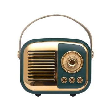 Mikado MD-24BT Echoes Retro 3W Müzik Kutusu Yeşil