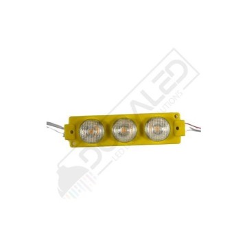 Led Modül 12V 3W Lensli 3 lü Amber