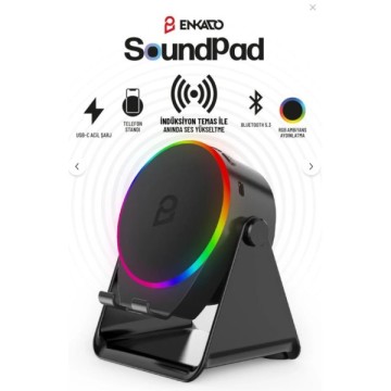 Enkado SoundPad S-10 5W Tel. Standlı Bluetooth Hop