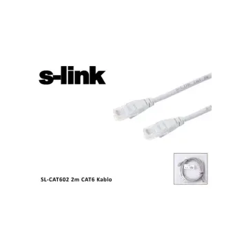 S-Link SL-CAT602 2m Cat6 Patch Kordon Kablo