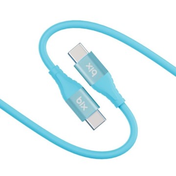 Bix BXSC1CC Type-C to Type-C Şarj Kablosu Mavi