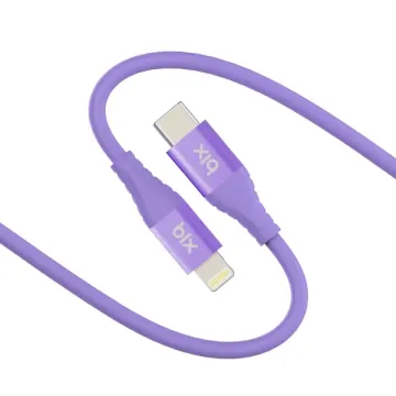 Bix BXSC1CL Type-C to Lightning Şarj Kab. Lavanta