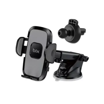 Bix BXCH7 Vantuzlu Araç Telefon Tutucu Siyah