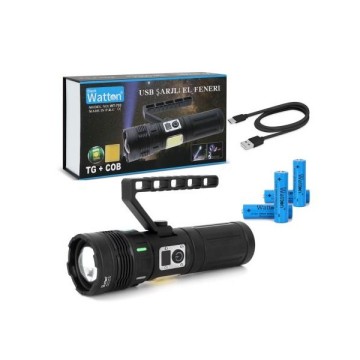 Watton WT-703 Çok Fonksiyonlu Şarjlı El Feneri