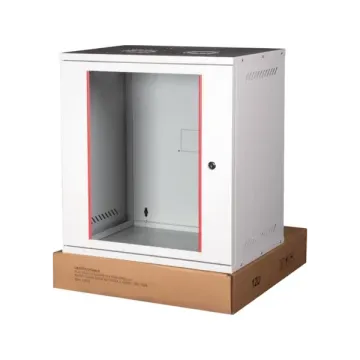 Lande 12U 600x450 IP55 Duvar Tipi Rack Kabin Beyaz