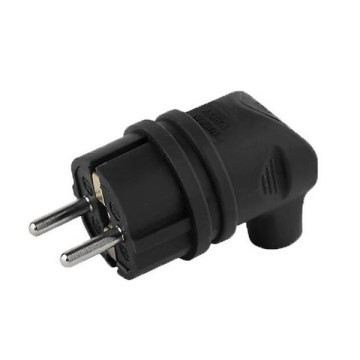 Tem Monofaze Kauçuk Topraklı Uzun Erkek Fiş